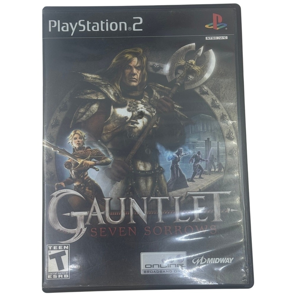 Gauntlet Seven Sorrows Sony PlayStation 2 PS2 Midway 2005 CIB SLUS 21077